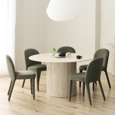 Keys Road Designs Larish Mohair Wool-Blend Dining Chairs