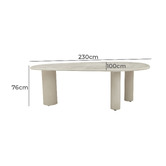 Keys Road Designs 6 Seater Eero Dining Table &amp; Chair Set