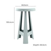Keys Road Designs Cailin Outdoor Bar Table