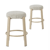 Keys Road Designs 63.5cm Orin Chenille Bar Stools