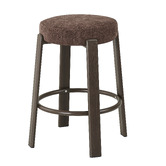 Keys Road Designs 63.5cm Orin Chenille Bar Stools