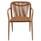 Keys Road Designs Cyra Rope Outdoor Dining Chairs