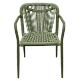 Keys Road Designs Cyra Rope Outdoor Dining Chairs