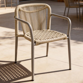 Keys Road Designs Cyra Rope Outdoor Dining Chairs