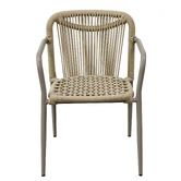 Keys Road Designs Cyra Rope Outdoor Dining Chairs