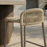 Keys Road Designs 74cm Cyra Rope Outdoor Bar Stools