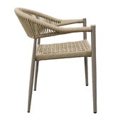 Keys Road Designs Aeliana Rope Outdoor Dining Chairs