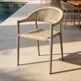 Keys Road Designs Aeliana Rope Outdoor Dining Chairs