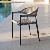 Keys Road Designs Aeliana Rope Outdoor Dining Chairs