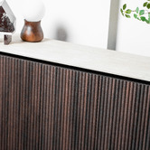 Keys Road Designs Caelric Travertine-Look Buffet