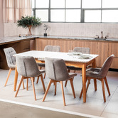Keys Road Designs Delray Extendable Ceramic Dining Table