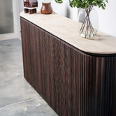 Keys Road Designs Caelric Travertine-Look Buffet