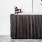 Keys Road Designs Caelric Travertine-Look Buffet