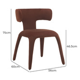 Keys Road Designs Roswell Mohair-Feel Dining Chairs