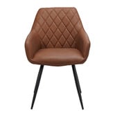Keys Road Designs Zeus Faux Leather Dining Chairs