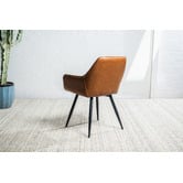 Keys Road Designs Zeus Faux Leather Dining Chairs