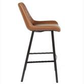 Keys Road Designs 66cm Magni Faux Leather Barstools