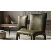 Keys Road Designs Kelsey Faux Leather Dining Chairs