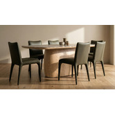 Keys Road Designs Kelsey Faux Leather Dining Chairs
