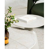 Keys Road Designs 2 Piece Shara Round Ceramic Coffee Table Set