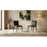Keys Road Designs Kelsey Faux Leather Dining Chairs