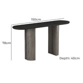 Keys Road Designs Colloway Marble Console Table