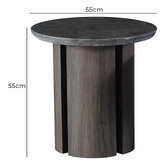 Keys Road Designs Colloway Marble Side Table