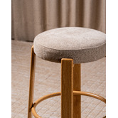 Keys Road Designs 63.5cm Orin Chenille Bar Stools