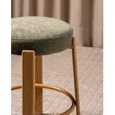 Keys Road Designs 63.5cm Orin Chenille Bar Stools