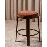 Keys Road Designs 63.5cm Orin Chenille Bar Stools