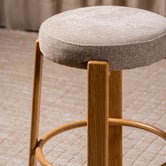 Keys Road Designs 63.5cm Orin Chenille Bar Stools