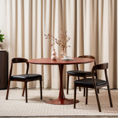 Keys Road Designs Dovian Faux Leather Dining Chairs