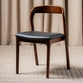 Keys Road Designs Dovian Faux Leather Dining Chairs