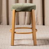 Keys Road Designs 63.5cm Orin Chenille Bar Stools