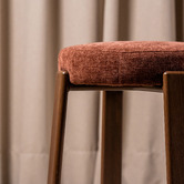 Keys Road Designs 63.5cm Orin Chenille Bar Stools