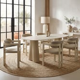 Keys Road Designs Oswin Oval Dining Table