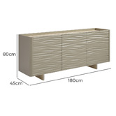 Keys Road Designs Hera 3 Door Sideboard