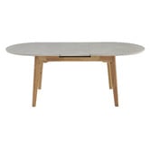 Keys Road Designs Brier Rubberwood Extendable Dining Table
