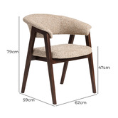 Keys Road Designs Pippa Upholstered Dining Chairs