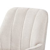 Keys Road Designs Karter Swivel Chenille Dining Chairs