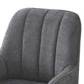Keys Road Designs Karter Swivel Chenille Dining Chairs