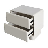 Keys Road Designs Remi 2 Drawer Bedside Table