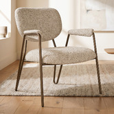 Keys Road Designs Khodi Boucle Accent Chair