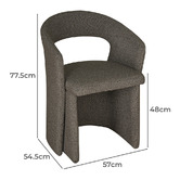 Keys Road Designs Marlow Chenille Dining Chair