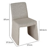 Keys Road Designs Emersyn Chenille Dining Chairs
