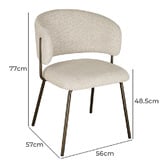 Keys Road Designs Sutton Chenille Dining Chairs