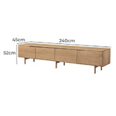 Keys Road Designs 240cm Westyn Entertainment Unit