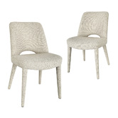 Keys Road Designs Axton Chenille Dining Chairs