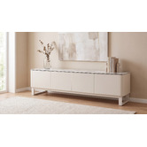 Keys Road Designs 180cm Milford Ceramic &amp; Glass Lowline TV Unit