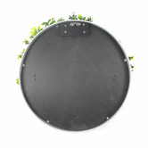 Botanic Artisan 75cm Faux Flowering Plant in White Wall Disc